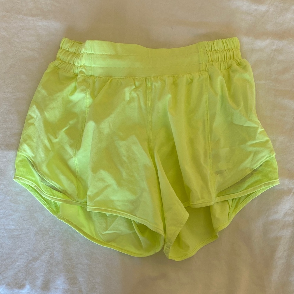 lululemon athletica Lime Green Athletic Shorts